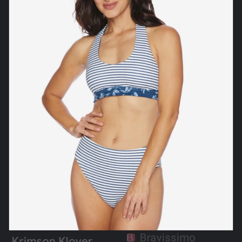 Two Piece Reversible Swimsuit Size Large By Splendid New With Tags